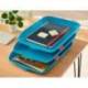 BANDEJA SOBREMESA LEITZ PLASTICO SET DE 3 UNIDADES AZUL