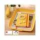 BANDEJA SOBREMESA LEITZ PLASTICO AMARILLO