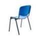 SILLA MARCA ROCADA CONFIDENTE ESTRUCTURA METALICA RESPALDO Y ASIENTO EN POLIMERO COLOR AZUL