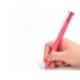 BOLIGRAFO PILOT SUPERGRIP G 4 COLORES RETRACTIL SUJECION DE CAUCHO TINTA DE ACEITE CUERPO COLOR ROSA