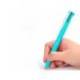 BOLIGRAFO PILOT SUPERGRIP 4 COLORES RETRACTIL SUJECION DE CAUCHO TINTA BASE DE ACEITE CUERPO COLOR AZUL