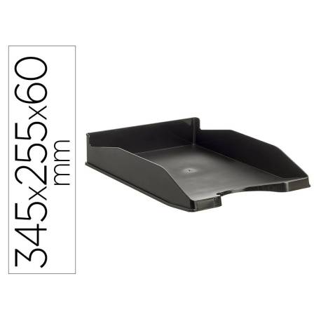 BANDEJA SOBREMESA ARCHIVO 2000 ANTIMICROBIANA SANITIZED PLASTICO COLOR NEGRO APILABLE 3 POSICIONES PARA FORMATOS DIN