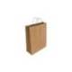 BOLSA KRAFT MARCA BASIKA NATURAL RECICLADO 90 GR ASA RETORCIDA TAMAÑO "L" 320X140X400 MM