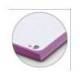 Recambio color 1 oxford din a4+ 80 hojas 90 gr cuadro 5 mm 4 taladros color morado.