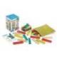 JUEGO MINILAND DE CONSTRUCCION COMPUESTO 32 VIGAS MATERIAL ECO 150X210X150 MM