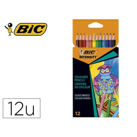 LAPICES DE COLORES COLOR UP CAJA DE 12 UNIDADES SURTIDOS BIC