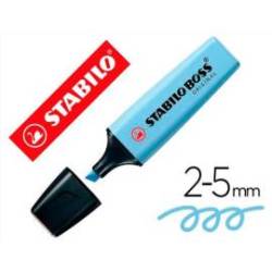 ROTULADOR STABILO BOSS FLUORESCENTE 70 AZUL NUBLADO