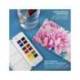 Acuarela Daler Rowney Aquafine Travel Set con pincel Caja 12 colores