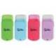 GOMA LIDERPAPEL RECTANGULAR CON PROTECTOR DE PLASTICO SACAPUNTAS 2 USOS Y CEPILLO COLORES SURTIDOS