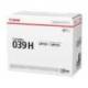 TONER CANON 039H ISENSYS LBP351X LBP352X COLOR NEGRO