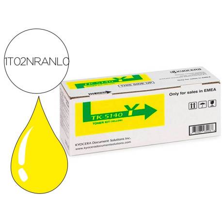 TONER TK-5140Y KYOCERA ECOSYS M6530CDN, M6530CDN/KL3, P6130CDN, P6130CDN/KL3 COLOR AMARILLO TK5140