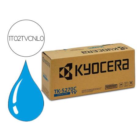 TONER KYOCERA TK5270C COLOR CIAN PARA ECOSYS M6230 / 6630CIDN