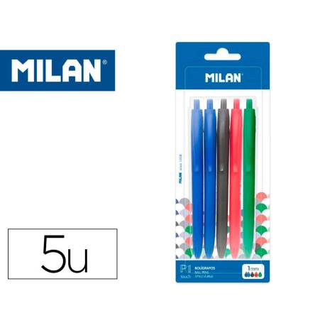 BOLIGRAFO MILAN P1 TRAZO DE 1 MM COLORES SURTIDOS