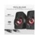 ALTAVOCES MARCA TRUST GEMI 2.0 12W ILUMINACION LED CONTROL DE VOLUMEN Y CONEXION