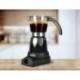 CAFETERA JOCCA ELECTRICA CAPACIDAD 6 TAZAS JARRA TRANSPARENTE SIN CABLES 220-240V COLOR NEGRO