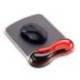 Alfombrilla para raton kensington duo gel con reposamuñecas negro/rojo 240x182x25 mm