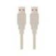 CABLE USB NANOCABLE 2.0 TIPO A/M-A/M GRIS LONGITUD 1 M