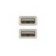 CABLE USB NANOCABLE 2.0 TIPO A/M-A/M GRIS LONGITUD 1 M