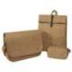BOLSO ESCOLAR MARCA EXACOMPTA ETERNECO CUERO IMITACION VEGETAL GRANDE RECTANGULAR 105X75X205 MM