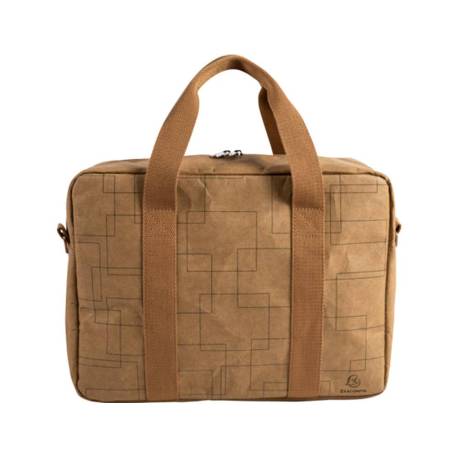 MALETIN PARA PORTATIL EXACOMPTA ETERNECO 14" CUERO IMITACION VEGETAL 325X90X420 MM COLOR MARRON