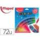 LAPICES DE COLORES MAPED CAJA 72 COLORES SURTIDOS