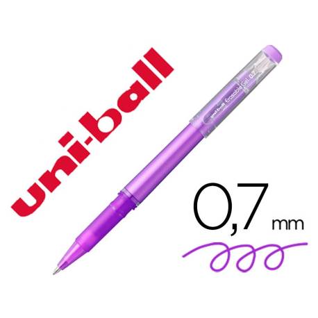 BOLIGRAFO UNI-BALL UF-22 ROLLER TRAZO DE 0,7 MM COLOR VIOLETA