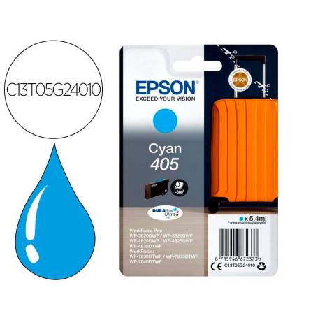 CARTUCHO INK-JET EPSON 405 COLOR CIAN C13T05G24010