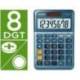CALCULADORA CASIO MS-80E SOBREMESA 8 DIGITOS TX +/- TECLA DOBLE CERO AZUL