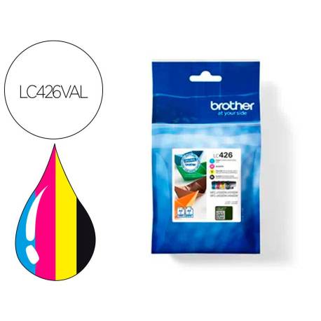 CARTUCHO BROTHER LC426VAL NEGRO, CIAN, MAGENTA Y AMARILLO mfcj4340dw / 4540dw / 4540dwxl