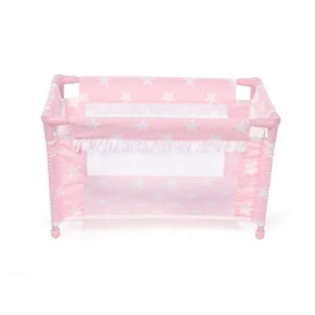CUNA DE VIAJE CARLOTA ROSA 530X320X320 MM +2 AÑOS