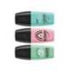 ROTULADOR MARCA STABILO BOSS MINI PASTEL LOVE ESTUCHE DE 3 UNIDADES PIZCA DE MENTA/RUBOR ROSA/TOQUE DE TURQUESA