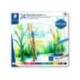 LAPICES DE COLORES MARCA STAEDTLER ACUARELABLES CAJA METAL DE 24 COLORES SURTIDOS