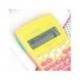 CALCULADORA MARCA MILAN CIENTIFICA M240 SUNSET TAPA TRANSLUCIDA 2 LINEAS 240 FUNCIONES 10+2 DIGITOS COLOR ROSA /AMARILLO