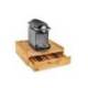 SOPORTE PARA CAPSULAS DE CAFE MARCA CEP SILVA BAMBU 1 CAJON 305X326X98 MM