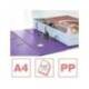 ARCHIVADOR DE PALANCA ESSELTE CARTON FORRADO PVC DIN A4 LOMO 75 MM MALVA
