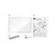 PIZARRA BLANCA MARCA NOBO PREMIUM PLUS MELAMINA MAGNETICA 2400X1200 MM