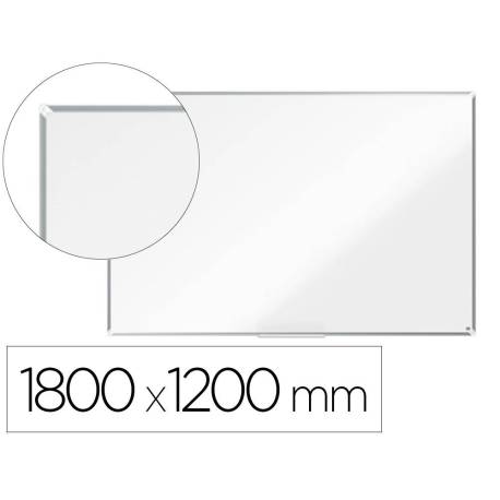 PIZARRA COLOR BLANCA NOBO PREMIUM PLUS MELAMINA MAGNETICA 1800X1200 MM