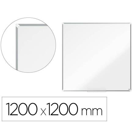 PIZARRA BLANCA MARCA NOBO PREMIUM PLUS MELAMINA MAGNETICA 1200X1200 MM