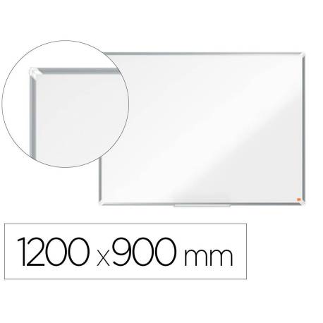 PIZARRA BLANCA MARCA NOBO PREMIUM PLUS MELAMINA MAGNETICA 1200X900 MM