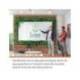 PIZARRA BLANCA MARCA NOBO PREMIUM PLUS ACERO LACADO FORMATO PANORAMICO 55" MAGNETICA 1220X690 MM