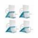 SOPORTE PARA PORTATIL MARCA LEITZ ERGO COSY AJUSTABLE 4 ALTURAS COLOR AZUL 310X50X247 MM