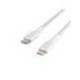CABLE TRENZADO BELKIN CAA004BT1MWH USB-C A LIGHTNING BOOST CHARGE LARGO 1 M BLANCO