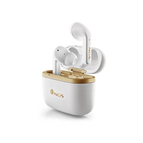 AURICULAR MARCA NGS ARTICA TROPHY INALAMBRICO ALCANCE 10 M BASE DE CARGA CONTROL TACTIL AUTONOMIA 20 HORAS USB-C