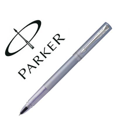 ROLLER MARCA PARKER VECTOR XL SILVER BLUE PUNTA FINA