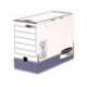 CAJA ARCHIVO DEFINITIVO FELLOWES A4 CARTON RECICLADO 100% LOMO 150 MM MONTAJE AUTOMATICO COLOR AZUL