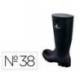 BOTAS DELTAPLUS DE SEGURIDAD STONE PVC COLOR NEGRO SUELA DE TACOS TALLA 38