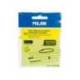 BLOC DE NOTAS ADHESIVAS QUITA Y PON MILAN 76X76 MM REMOVIBLE PLASTICO TRANSLUCIDO COLOR AMARILLO FLUOR 50