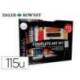 SET DE PINTURAS MARCA DALER ROWNEY 115 PIEZAS CON CABALLETE DE ALUMINIO PLEGABLE 457X73X584 MM