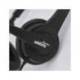 AURICULAR NGS VOX 505 MICROFONO Y CONTROL DE VOLUMEN DIADEMA AJUSTABLE JACK 3,5 MM LONGITUD CABLE COLOR NEGRO