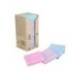 BLOC DE NOTAS ADHESIVAS QUITA Y PON MARCA POST-IT 76X76 MM 100% RECICLADO PEFC EN TORRE PACK DE 16 UNIDADES COLORES
